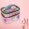 Picture of imerelez Cosmetic Bag Makeup Bag Travel Cosmetic Bags for Women Makeup bags Cases Portable Waterproof Foldable (Tie-Dye)