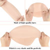 Picture of Bouiexye 8 PCS Halloween Makeup Latex Bald Cap Think Bald Caps for Halloween Theme Party Cosplay for adults Women Men Bald Head Wig Cap Bald Hat Costume Accessory