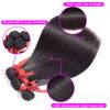 Picture of Kerriana Human Hair Bundles 4 Bundles16 18 20 22 Straight Brazilian 100% Unprocessed Vrigin Straight Bundles Double Weft Sew In Human Hair For Black Women