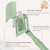 Picture of THURLADY Double Edge Safety Razor for Women, Single Blade Razors for Women, Reusable 1 Blade Razors for Women, Double Edge Razor with 5 Safety Razor Blades, Metal Razor, Smooth Shaving, Forest Green