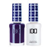 Picture of DND Gel Polish Set, Blue Collection, UV Gel Polish and Air Dry Nail Lacquer, Matching Chip-Free Polish Duo, 656 Midnight Hour, 0.5 Fl Oz