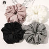 Picture of Scrunchies Hair Ties for Women - Big Silk Satin Scrunchie Exra Large Jumbo Gaint Oversized Cute Scrunchy for Curl Thick Hair Ligas Para el Cabello De Mujer Decorations Hair Accessories Gift for Girls