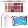 Picture of UCANBE Makeup Kit for Women & Teens,18 Colors Nude Eyeshadow +7pcs Soft Makeup Brushes + Pink Cosmetic Bag Makeup Sets, Shimmer Matte Glitter Makeup Palettes Set for Girls Beginners & Professional