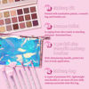 Picture of UCANBE Makeup Kit for Women & Teens,18 Colors Nude Eyeshadow +7pcs Soft Makeup Brushes + Pink Cosmetic Bag Makeup Sets, Shimmer Matte Glitter Makeup Palettes Set for Girls Beginners & Professional