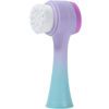 Picture of Beomeen Face Brush 2 in 1, Silicone Facial Cleansing Exfoliating Brush Soft Bristles Pore Deep Cleansing Manual Dual Face Wash Scrub Brush For Massaging, Makeup Skincare Removal, Gradient Purple