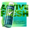 Picture of Degree Men Whole Body Deodorant Active Fresh Spray for Men Aluminum Free 72H Odor Protection, 4 oz
