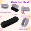 Picture of YGQQOY Spa Headband, Makeup Headband for Washing Face,Hair Bands Men,Black and Grey
