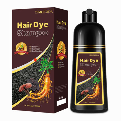 Picture of Agthyuve Wine Red Hair Dye Shampoo, Easy To Use, Semi-Permanent Color Shampoo - Lasts 30 Days, 16.9 FL Oz