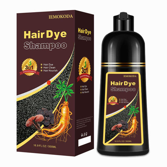Picture of Agthyuve Wine Red Hair Dye Shampoo, Easy To Use, Semi-Permanent Color Shampoo - Lasts 30 Days, 16.9 FL Oz