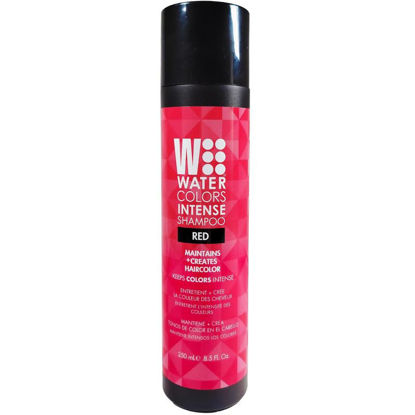 Picture of Watercolors INTENSE Semi Permanet Color Depositing Shampoo. Sulfate & Paraben Free to Maintain & Enhance Hair Color 8 fl oz - RED
