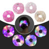 Picture of 4Pcs Light Up Scrunchies Hair Tie, Pink LED Scrunchy Rave Hair Accessories for Women & Girls, Glow in the Dark Party Supplies Sleepover Party Favor Festival Accessory for Crazy Hair Day