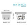 Picture of T-Blade Detachable Replacement blades Compatible with Wahl Trimmers 9864/9864SS/9686/9818A/9854L/9876L/9854 /WSS3L/SS2L etc. (1 Pack)