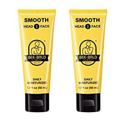 Picture of Bee Bald 2-Pack SMOOTH Daily Moisturizer tones, hydrates, moisturizes & smooths away fine lines, wrinkles & dry patches; helps control oil & shine to feel cool, fresh and comfortable, 1.7 Fl Oz, Each