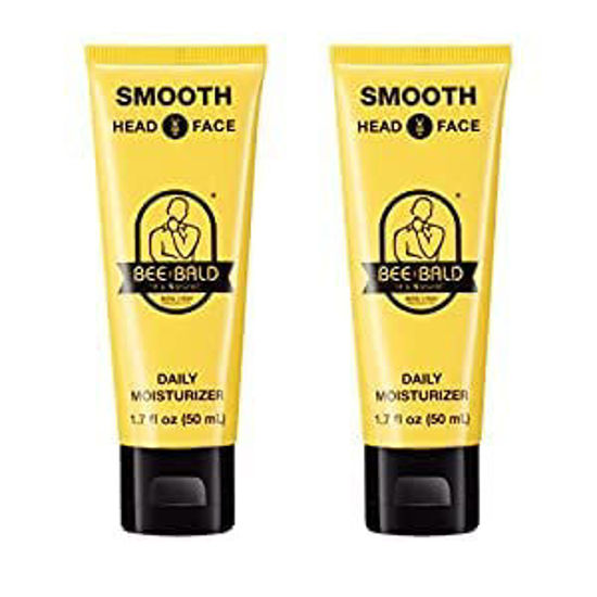 Picture of Bee Bald 2-Pack SMOOTH Daily Moisturizer tones, hydrates, moisturizes & smooths away fine lines, wrinkles & dry patches; helps control oil & shine to feel cool, fresh and comfortable, 1.7 Fl Oz, Each