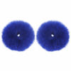 Picture of 2pcs Pack Furry Faux Fur Hair Scrunchies Artificial Fur Hair Bobbles Elastic Hair Band Rope Wristband Ponytail Accessories Royal Blue