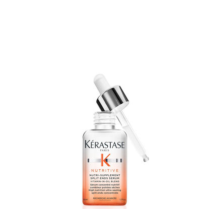 Picture of KÉRASTASE Nutritive, Split Ends Hair Serum for Dry Hair, Nourishing Leave-In Oil Treatment, Ultra-Sealing Formula with Anti-Dryness Polymers, Adds Smoothness and Shine, Nutri-Supplement, 50 ml