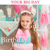 Picture of SuPoo 5th Birthday Decorations - Girl Headband, Crown, Glitter Hair Band for Party, Flower Princess Tiara Hair Accessory