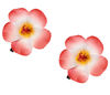Picture of Love Sweety 2pc Hawaiian Plumeria Hair Clips Galsang Flower Barrettes for Beach Party(Red)