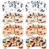 Picture of Ondder Leopard Terry Cloth Spa Headbands for Skincare, Makeup, Face Washing - 8 Pcs Bow Hair Bands for Women