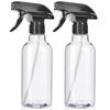 Picture of Uineko Spray Bottles 2-Pack, 10 Oz, Mist & Stream, Heavy Duty Spraying Empty Water Sprayer Bottle, BPA Free Plastic Refillable Containers for Cleaning Solutions, Plants, Hair, Essential Oils (Clear)