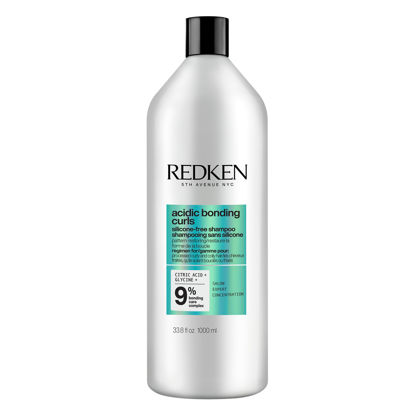 Picture of REDKEN Acidic Bonding Curls Sulfate-Free Shampoo | For Curly Hair | Curl Control + Definition | With Citric Acid, Avocado Oil, Shea Butter | Silicone-Free | Hydrating Shampoo | Repairs Damaged Curls