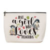 Picture of Penguin Gifts Penguin Makeup Bag Gifts for Penguin Lover Friendship Birthday Gifts for Women Girl Gift Idea for Animal Lover Just A Girl Who Loves Penguins Christmas Gifts