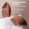 Picture of Real Techniques Makeupsaver Sponge, Makeup Blender Sponge For Liquid & Cream Formulations, Mimics Finger Application & Reduces Makeup Waste, Targeted Application, Cruelty & Latex-Free, 1 Count