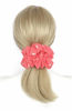 Picture of 26 Colors Available, Colorful Big Scrunchies for Hair, Soft Chiffon Ponytail Holder, Cute Birthday Gift for Women Girl Teen, Holiday Accessory (Pink Rose Gold)