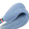 Picture of RUN SHUI Baby Blue mix Tinsel Pre stretched Braiding Hair 2 Packs Pre feathered Braid Hair Extensions 18 Inches Kanekalon Hair Braids