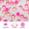 Picture of Novani 3000 Pieces Flatback Rhinestones Glass Round Gems F-Pink Crystals for Nail Art DIY Crafts Clothes Shoes,SS16,3.8-4.0mm
