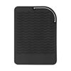 Picture of Heat Resistant Mat for Curling Iron, Flat Irons and Hair Straightener Hair Styling Tools 9" x 6.5", Food Grade Silicone, Black