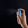 Picture of Lil Ray 8ml Portable Mini Perfume Atomizer(4 PCS)，Refillable Empty Small Spray Bottle for Travel, Twist Tpye Pocket Cologne Sprayer (Matte Black, Pink, Blue, Silver)