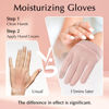 Picture of Evridwear Beauty Cotton Gloves with Touchscreen Fingers for SPA, Eczema, Dry Hands, Hand Care, Day and Night Moisturizing, 3 Sizes in Feather or Light Weight(6 Piars S/M, Light Weight Pink Color)