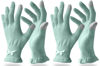 Picture of Evridwear Beauty Cotton Gloves with Touchscreen Fingers for SPA, Eczema, Dry Hands, Hand Care, Day and Night Moisturizing, (2 Pair L/XL, Feather Weight Mint Green Color)