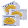 Picture of NIYET 30 pieces of Moisturizing Collagen Crystal Lip Mask - Anti-Ageing & Anti Chapped, Reduce lip Wrinkles, Fade Lip Color, Make Skin Smooth And Firm Collagen Lip Pieces (Gold)
