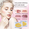Picture of NIYET 30 pieces of Moisturizing Collagen Crystal Lip Mask - Anti-Ageing & Anti Chapped, Reduce lip Wrinkles, Fade Lip Color, Make Skin Smooth And Firm Collagen Lip Pieces (Gold)