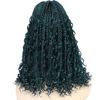 Picture of 8 Packs Crochet Box Braids- 18 Inch Goddess Box Braids Crochet Hair Bohomian Crochet Braids Hair Synthetic Braiding Hair Extensions Crochet Hair for Black Women (18(8Packs), 1B/Blue/Green)