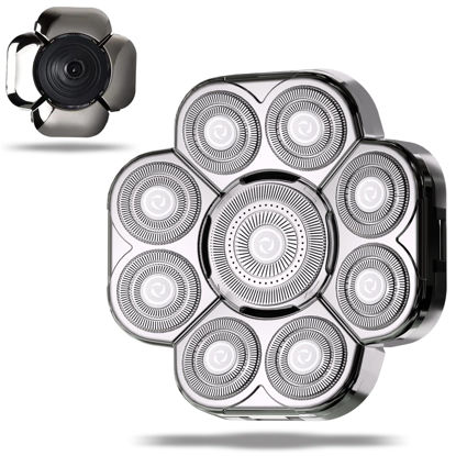 Picture of UPTARD 9D Blade Replacement Heads, Shaver Replacement Blades, Head Shavers for Bald Men, Shaver Head Replacement, Stainless Steel Rotary Blades for Electric Head Razor