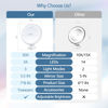 Picture of Magnifying Mirror with Light 30X, Lighted Makeup Mirror 30X for Precision Makeup, 3 Color Modes and Adjustable Brightness, 360° Swivel Magnifying Mirror Suction Cup for Bathroom Mirrors 8 Inches