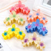 Picture of Ahoney 6PCS Flower Claw Clips Cute Hair Clips for Women, Large Claw Clip for Thick Hair Nonslip, Hawaiian Hibiscus Flower Hair Clips Beach Hair Accessories for Women Girls (Cute style)