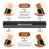 Picture of evpct 4 Colors Contour Stick Makeup Set Concealer Stick Cream Contouring Contour Palette Makeup Kit for Beginners Nose Bronzer Stick Liquid Contour Face Highlighter Makeup contorno maquillaje 02+03