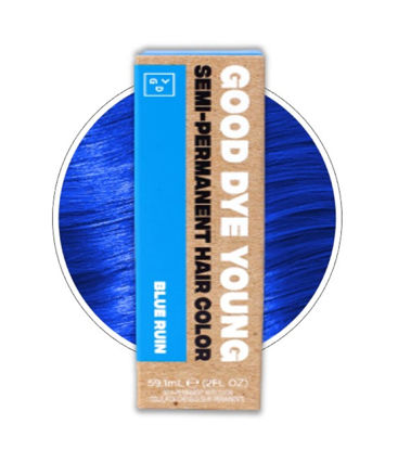 Picture of Good Dye Young Streaks and Strands Semi-Permanent UV-Protective Conditioning Hair Color (Blue Ruin) - PPD-Free, Cruelty-Free & Vegan, Lasts 15-24+ Washes