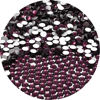Picture of NCB 2000pcs Flatback Round Glass Nail Art Rhinestones Crystal for DIY Making Accessories Shoes, Clothes, Face Art, Bags, Manicure (Amethyst, SS10 2000pcs)