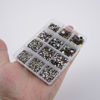 Picture of NCB 8000pcs Non Hotfix Rhinestones 10 Sizes Flatback Crystal Glass Rhinestones with Tweezers and Picking Pen for Nail Art Clothes Bags Phone Decorations Crafts DIY (099 Vitrail Medium Mix SS3-SS30)