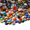 Picture of NCB 2000pcs Flatback Round Glass Nail Art Rhinestones Crystal for DIY Making Accessories Shoes, Clothes, Face Art, Bags, Manicure (Multicolors, SS12 2000pcs)