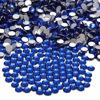 Picture of NCB 2000pcs Flatback Round Glass Nail Art Rhinestones Crystal for DIY Making Accessories Shoes, Clothes, Face Art, Bags, Manicure (Sapphire, SS8 2000pcs)