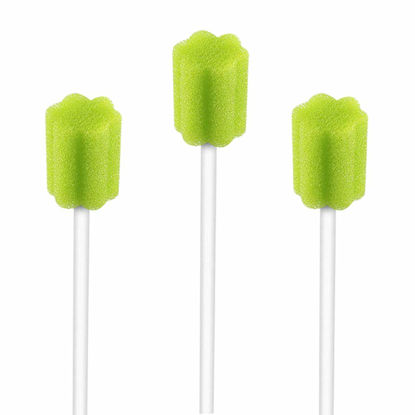 Picture of Wellgler's Disposable Oral Swabs，Mmouth Swabs for Elderly (50 green)