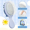 Picture of DINATIS Toddler Detangler and Massage Brush - Mini Air Cushion Brush for Kids' Thin Hair - Blue