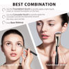 Picture of Makeup Brushes DPOLLA Pro Foundation Brush and Flawless Concealer Brush Perfect for Any Look Premium Luxe Hair Contour Brush Perfect for Blending Liquid,Buffing,Cream,Sculpting,Mineral Makeup