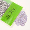 Picture of NCB Nancybeads 288pcs Flatback Round Glass Nail Art Rhinestones Crystal for DIY Making Accessories Shoes, Clothes, Face Art, Bags, Manicure (Lt. Rose Aqua, SS30 288pcs)